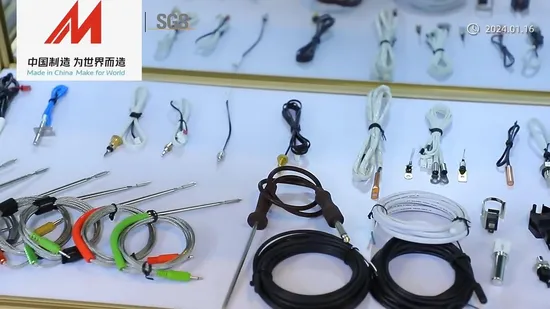 Mf52D Ntc Negative Temperature 103f3950 Thermistor with Line Parallel Length PVC Line Small Black Epoxy Resin Head Tail Immersion Tin Temperature Sensor